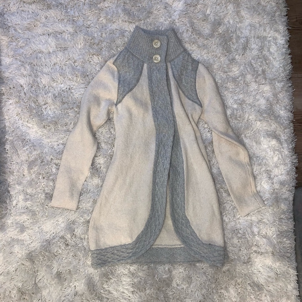 Prana Long Button Sweater